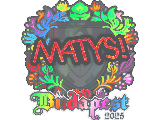 Sticker | MATYS (Holo) | Budapest 2025