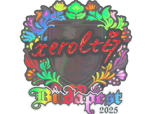 Sticker | xerolte (Holo) | Budapest 2025