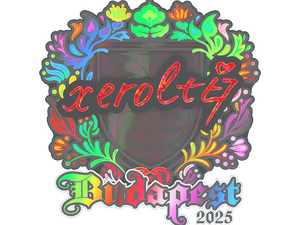 Sticker | xerolte (Holo) | Budapest 2025
