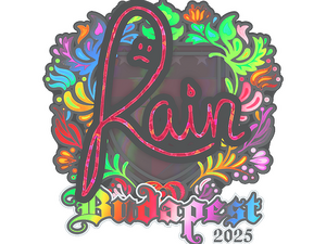 Sticker | rain (Holo) | Budapest 2025