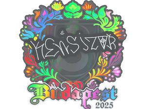 Sticker | kensizor (Holo) | Budapest 2025