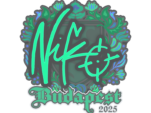 Sticker | NiKo | Budapest 2025