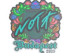 Sticker | nota (Embroidered) | Budapest 2025