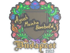 Sticker | mzinho (Embroidered) | Budapest 2025