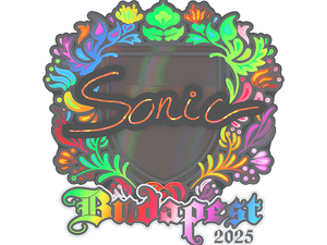 Sticker | Sonic (Holo) | Budapest 2025