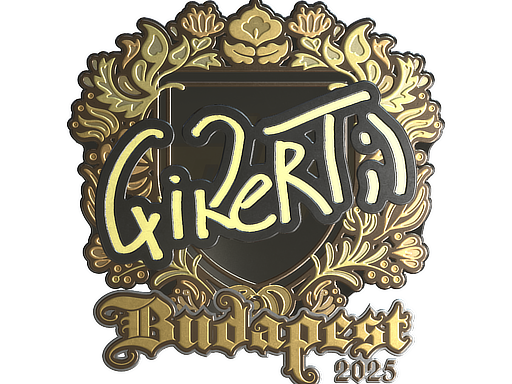 Sticker | qikert (Gold) | Budapest 2025