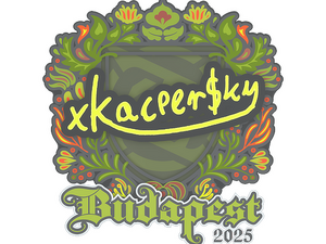 Sticker | xKacpersky | Budapest 2025