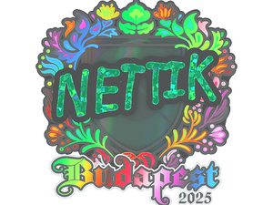 Sticker | nettik (Holo) | Budapest 2025