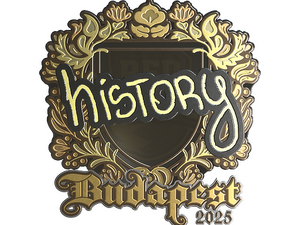 Sticker | History (Gold) | Budapest 2025
