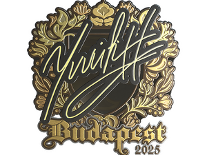 Sticker | yuurih (Gold) | Budapest 2025