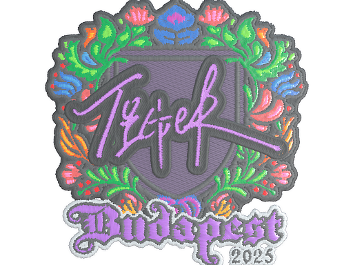 Sticker | Tiger (Embroidered) | Budapest 2025