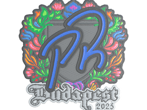 Sticker | PR (Embroidered) | Budapest 2025