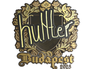 Sticker | huNter- (Gold) | Budapest 2025