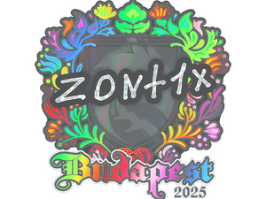 Sticker | zont1x (Holo) | Budapest 2025