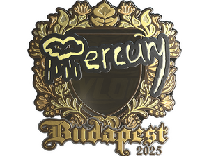 Sticker | Mercury (Gold) | Budapest 2025