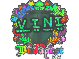 Sticker | VINI (Holo) | Budapest 2025