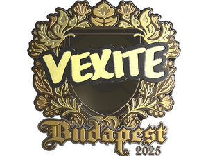 Sticker | vexite (Gold) | Budapest 2025
