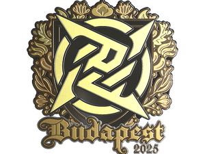 Sticker | Ninjas in Pyjamas (Gold) | Budapest 2025