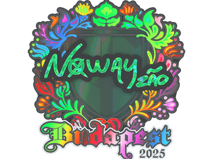 Sticker | noway (Holo) | Budapest 2025
