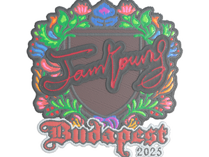 Sticker | JamYoung (Embroidered) | Budapest 2025