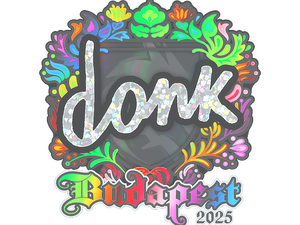 Sticker | donk (Holo) | Budapest 2025