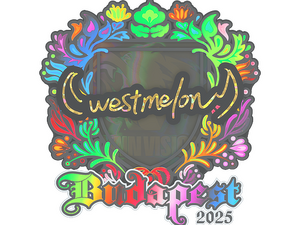 Sticker | westmelon (Holo) | Budapest 2025