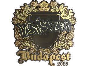 Sticker | kensizor (Gold) | Budapest 2025