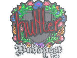 Sticker | huNter- (Embroidered) | Budapest 2025