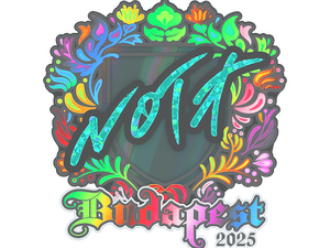 Sticker | nota (Holo) | Budapest 2025