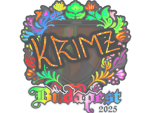 Sticker | KRIMZ (Holo) | Budapest 2025