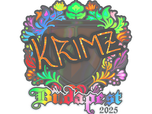 Sticker | KRIMZ (Holo) | Budapest 2025