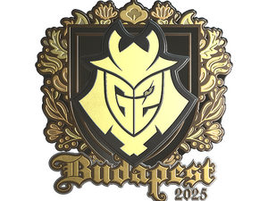 Sticker | G2 esports (Gold) | Budapest 2025