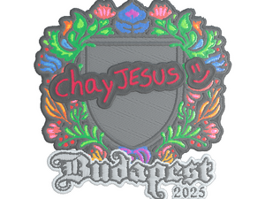 Sticker | chayJESUS (Embroidered) | Budapest 2025