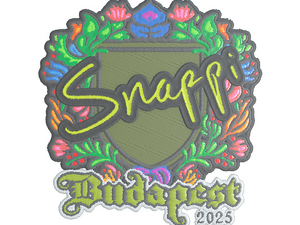 Sticker | Snappi (Embroidered) | Budapest 2025