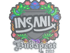Sticker | insani (Embroidered) | Budapest 2025