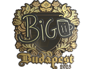Sticker | biguzera (Gold) | Budapest 2025