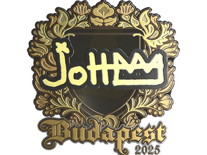Sticker | jottAAA (Gold) | Budapest 2025