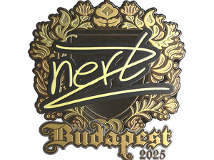 Sticker | NertZ (Gold) | Budapest 2025
