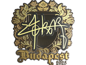 Sticker | z4KR (Gold) | Budapest 2025