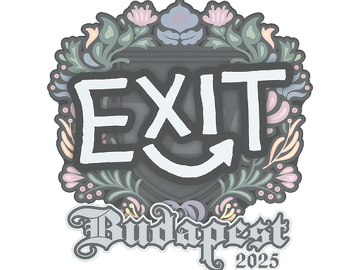 Sticker | exit | Budapest 2025