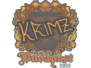Sticker | KRIMZ | Budapest 2025