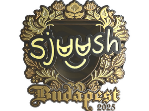 Sticker | sjuush (Gold) | Budapest 2025