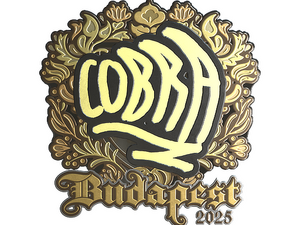Sticker | cobra (Gold) | Budapest 2025
