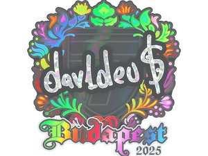 Sticker | dav1deuS (Holo) | Budapest 2025
