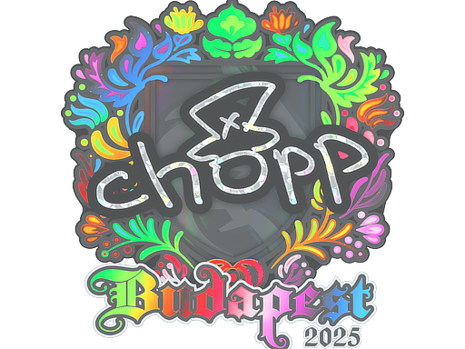 Sticker | chopper (Holo) | Budapest 2025
