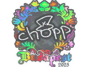 Sticker | chopper (Holo) | Budapest 2025
