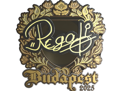 Sticker | regali (Gold) | Budapest 2025