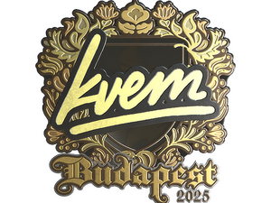 Sticker | Kvem (Gold) | Budapest 2025