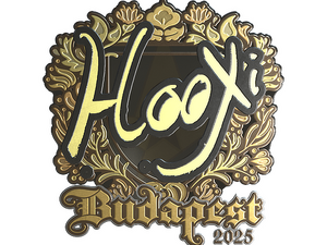 Sticker | HooXi (Gold) | Budapest 2025
