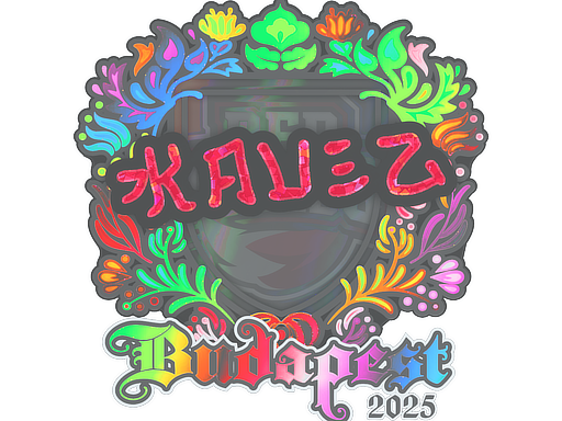 Sticker | kauez (Holo) | Budapest 2025